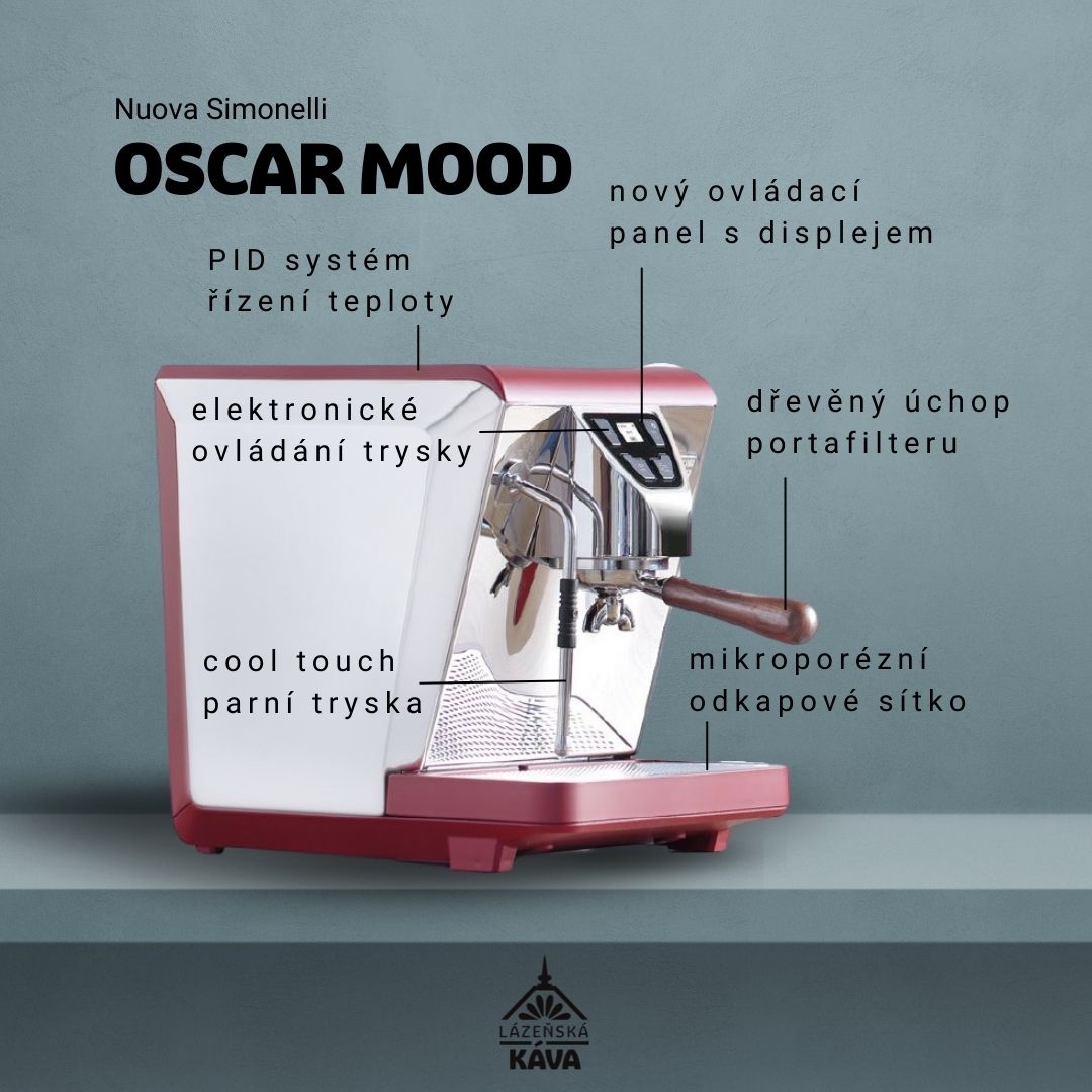 Oscar Mood moderní kávovar domu a do kancelare.